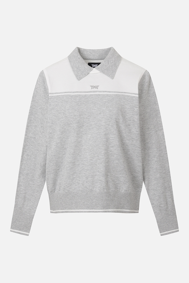 WOMEN COLOR BLOCK SWEATER