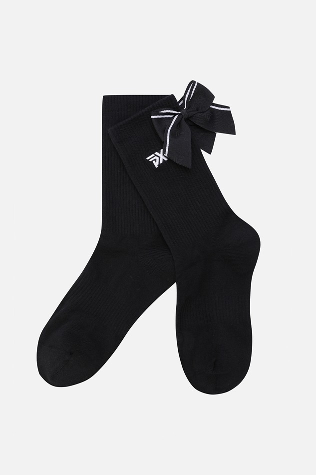 WOMENS RIBBON POINT HIGH SOCKS