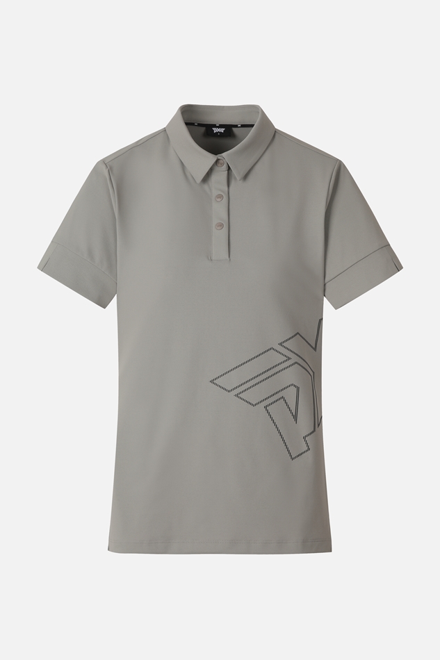 WOMEN SUMMER BIG LOGO SHORT-SLEEVE