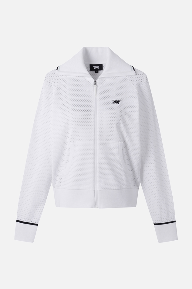 WOMENS SUMMER FULL ZIP-UP KNIT JACKET