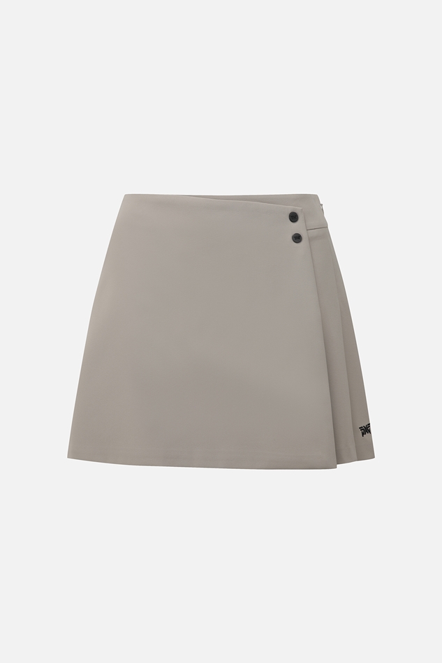 WOMENS SUMMER WRAP PLEATED SKIRT