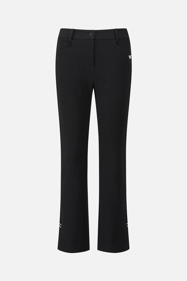 WOMEN WINTER BRUSHED BOOTS CUT PANTS