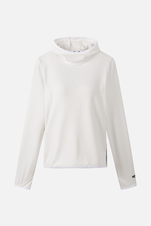 WOMEN WINTER MINI HOOD LONG-SLEEVE