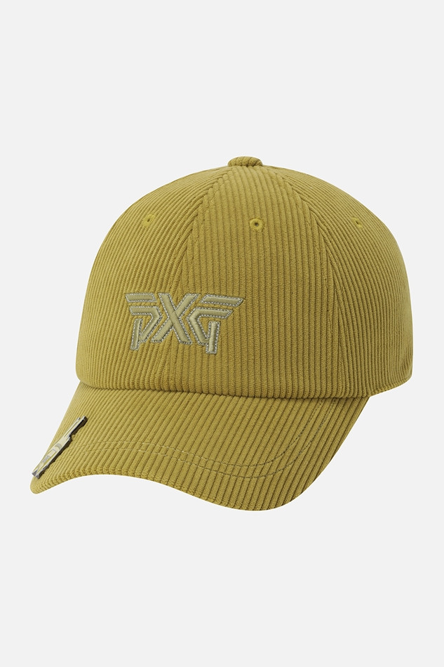 WOMEN CORDUROY BASIC CAP PKFCW850108 MOSS GREEN 상품 이미지 1