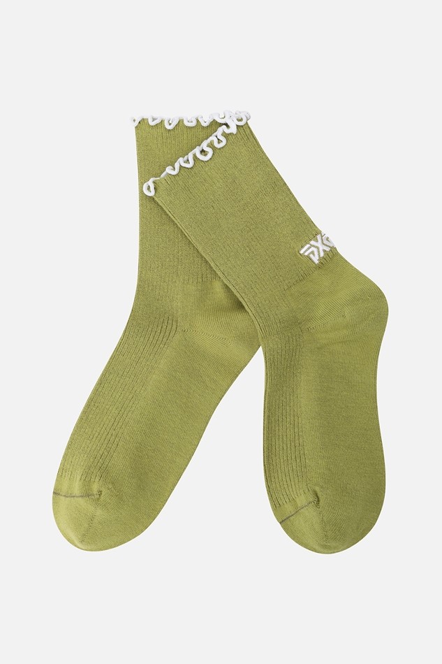 WOMEN FRILL BAND MID SOCKS
