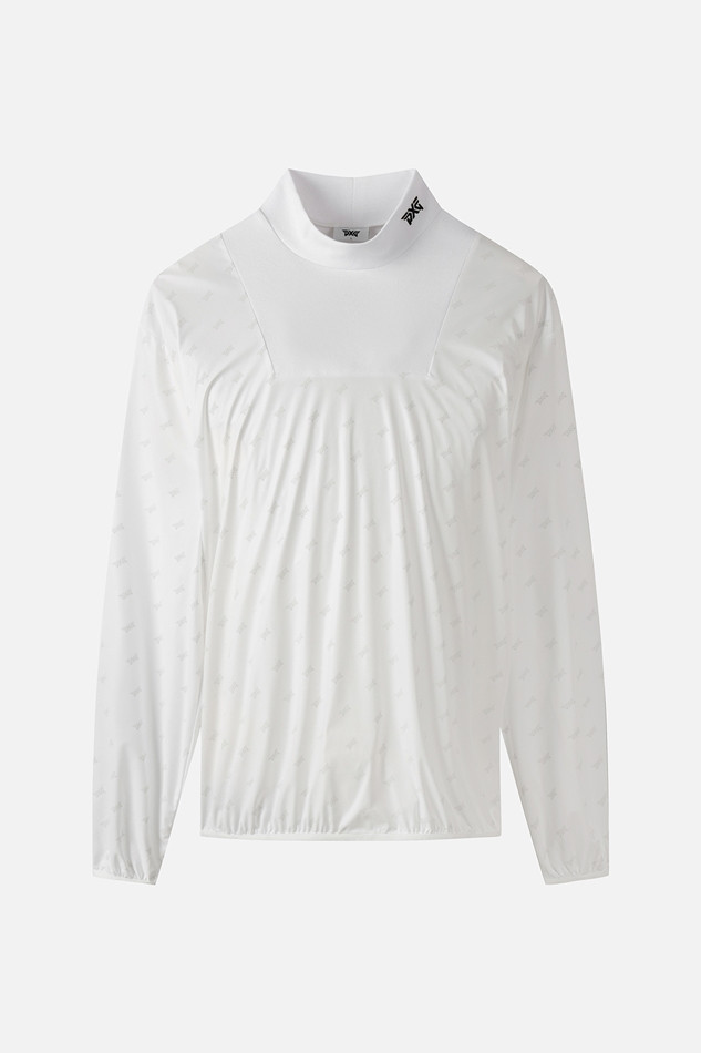 MEN WINDPROOF BASELAYER LONG SLEEVE PKFPM111301 WHITE