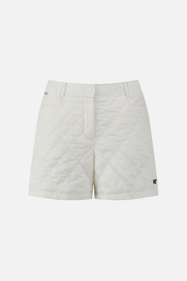 WOMEN RE-WOOL PADDED SHORTS PKFPW520901 WHITE 상품 이미지 1
