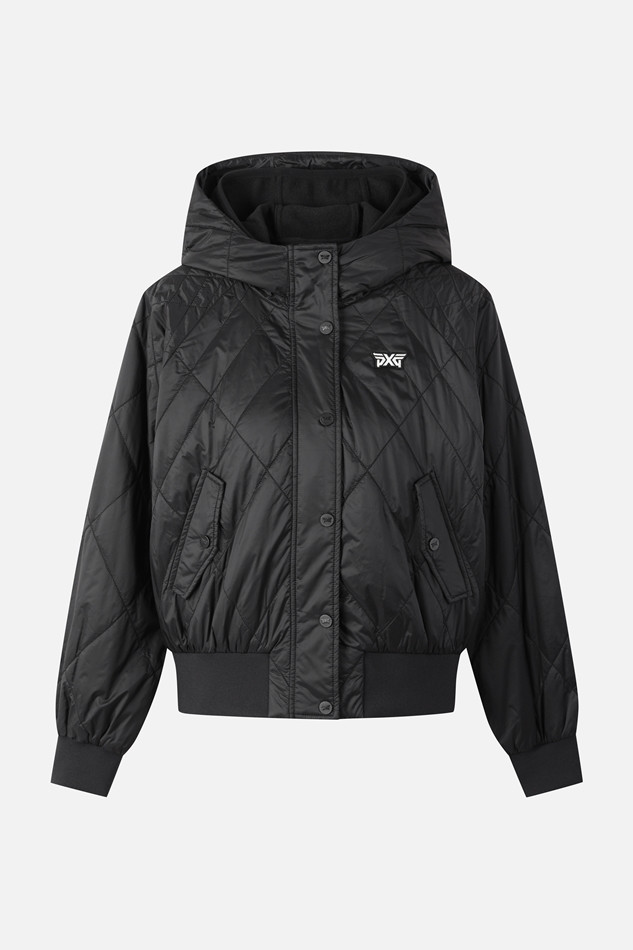 WOMEN 2 IN 1 RE-WOOL PADDED JACKET PKFPW630721 BLACK 상품 이미지 1