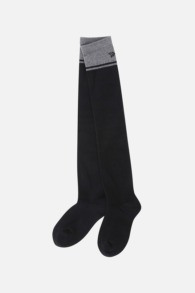 WOMEN COLOR BLOCK OVER THE KNEE SOCKS