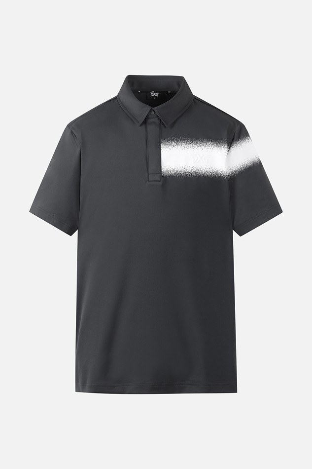 MEN COLOR POINT COLLAR SHORT SLEEVE