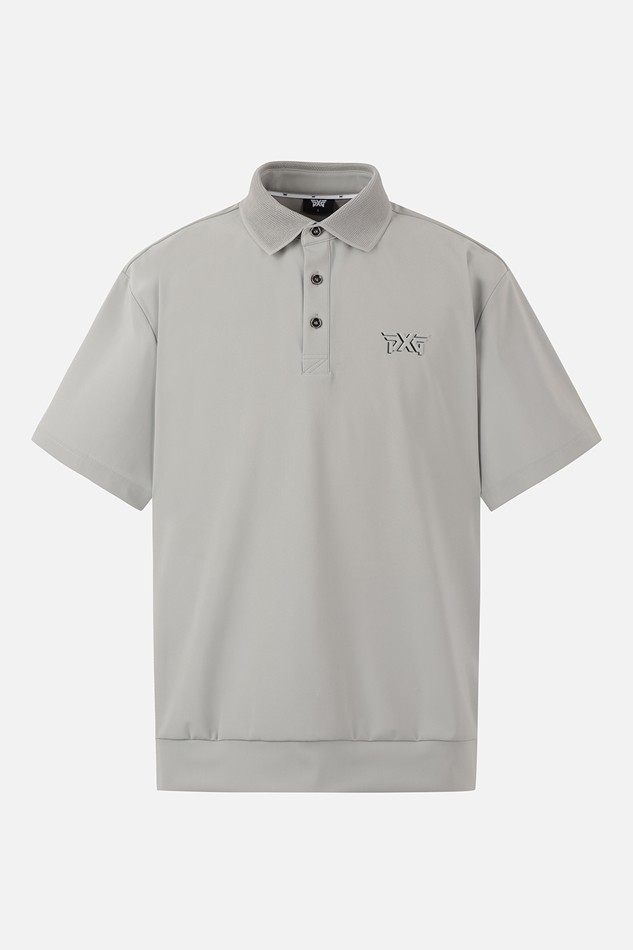 MEN NEW LOGO POINT COLLAR SHORT SLEEVE