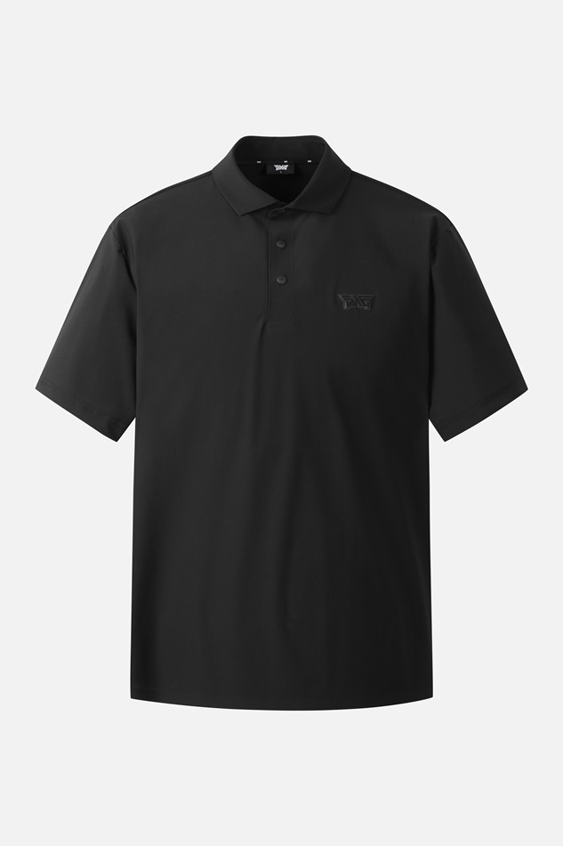 MEN AIR HOLE COLLAR SHORT SLEEVE