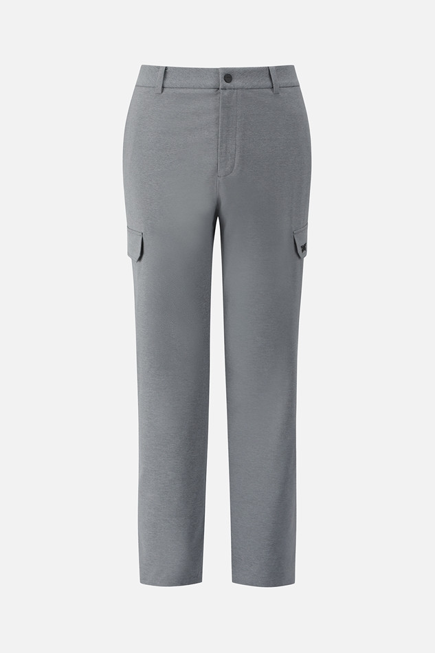 MEN POCKET POINT SEMI-TAPERED FIT PANTS