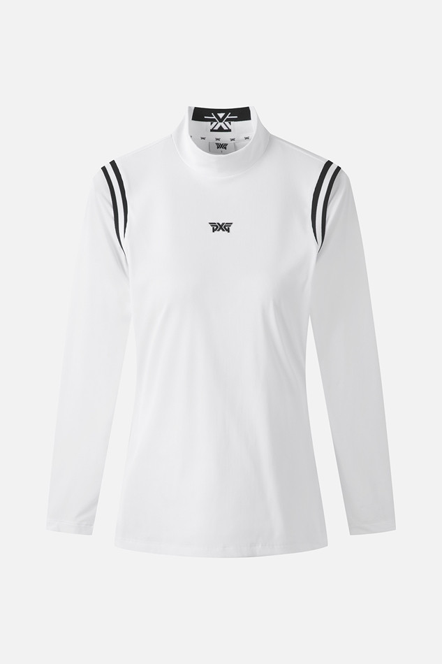 WOMEN COOL SLEEVE MOCK NECK LONG SLEEVE