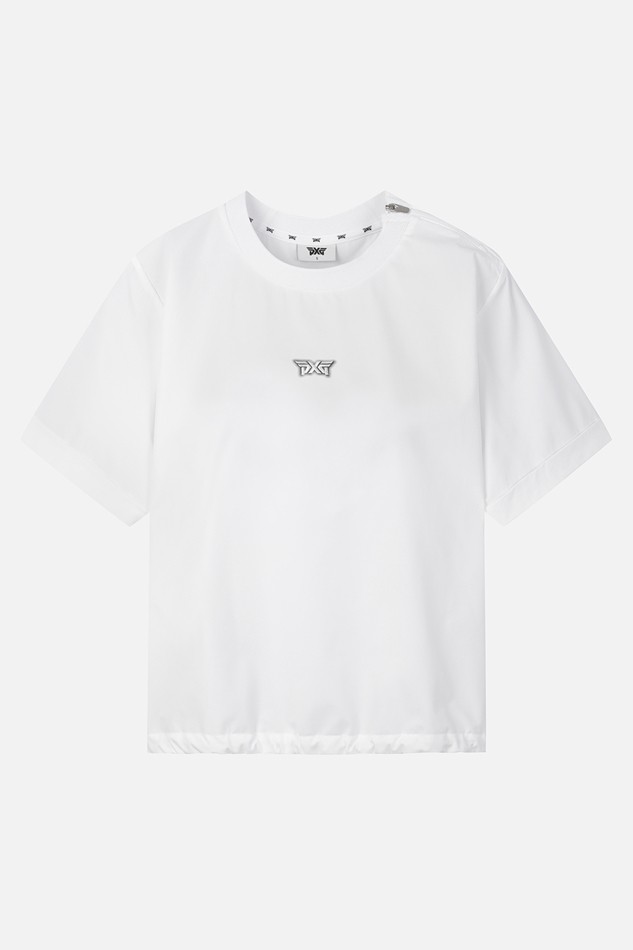 WOMEN ROUND NECK ANORAK SHORT SLEEVE