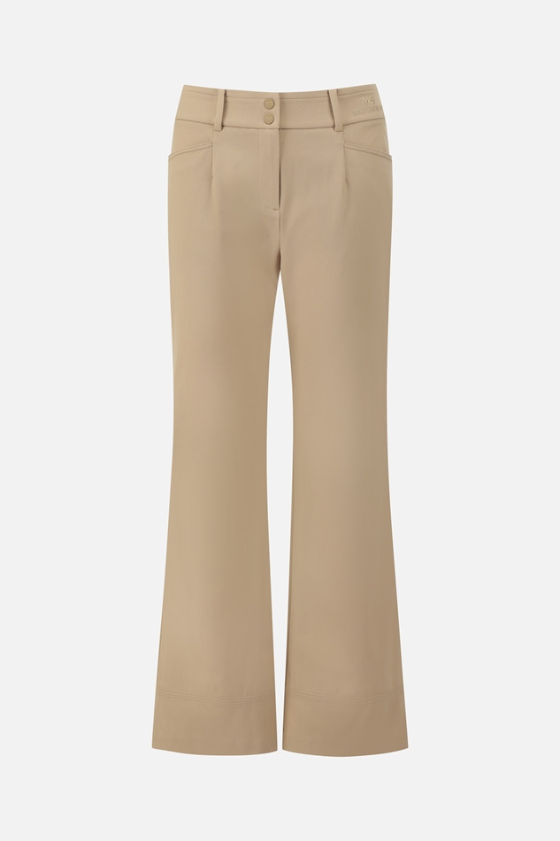 WOMEN TWILL REGULAR BOOTS CUT PANTS