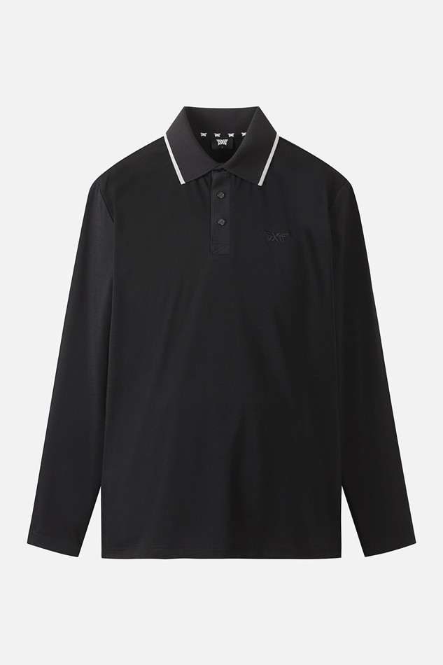 MEN KNITTED NECK COLLAR LONG SLEEVE