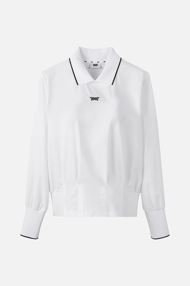 WOMEN HOURGLASS FIT COLLAR LONG SLEEVE