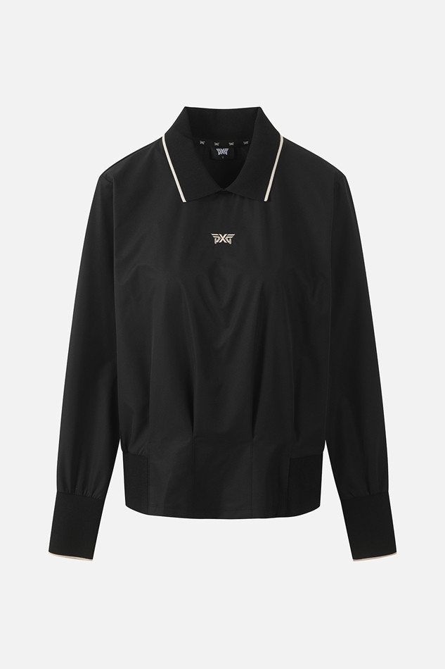 WOMEN HOURGLASS FIT COLLAR LONG SLEEVE