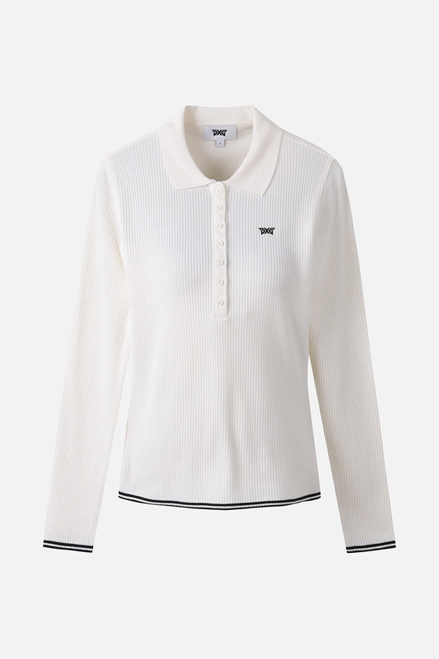 WOMEN SLIM COLLARED SWEATER