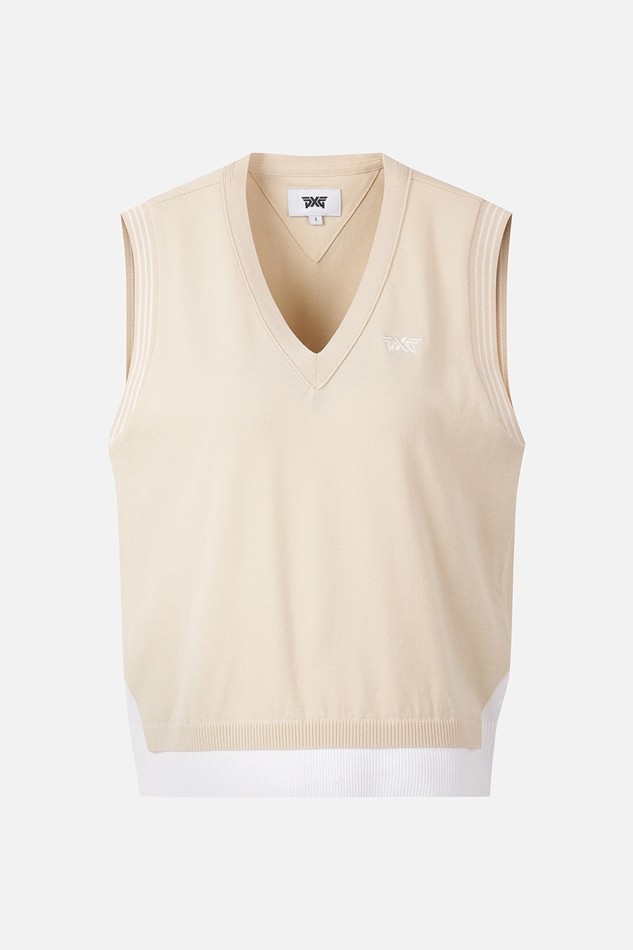 WOMEN V-NECK KNIT VEST