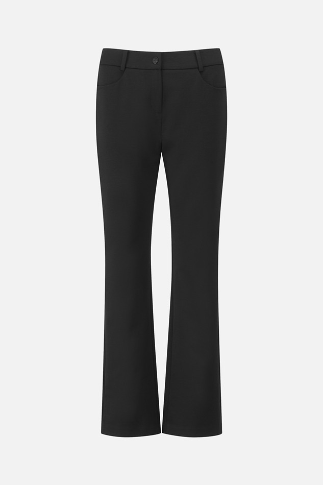 WOMEN LINE POINT SLIM BOOTS CUT PANTS