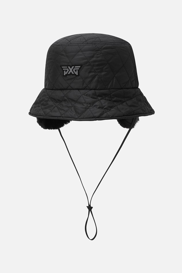 WOMEN BASIC WINTER QUILTING HAT PKWPW961121 BLACK 상품 이미지 1