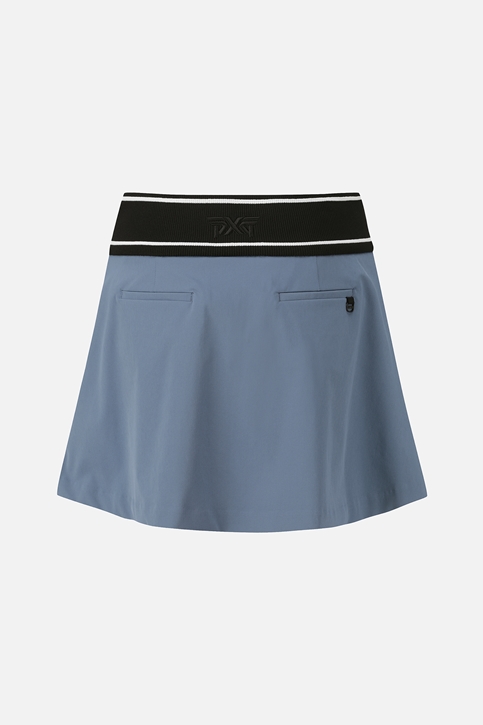 WOMENS PLEATED BANDED SKIRT