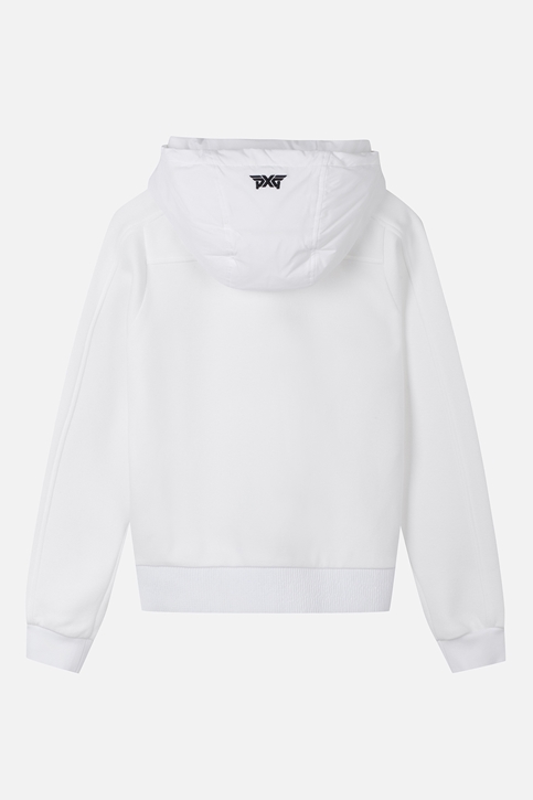 WOMENS LIGHTWEIGHT DOWN HOODED JUMPER