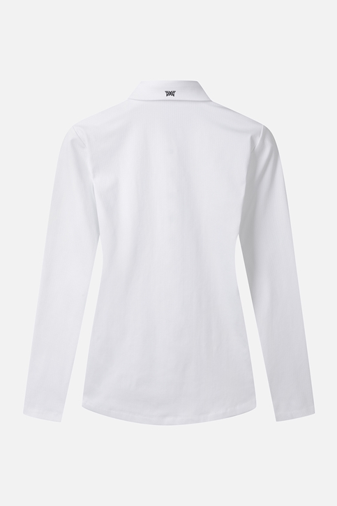 BOTTON COLLAR LONG SLEEVE T-SHIRT