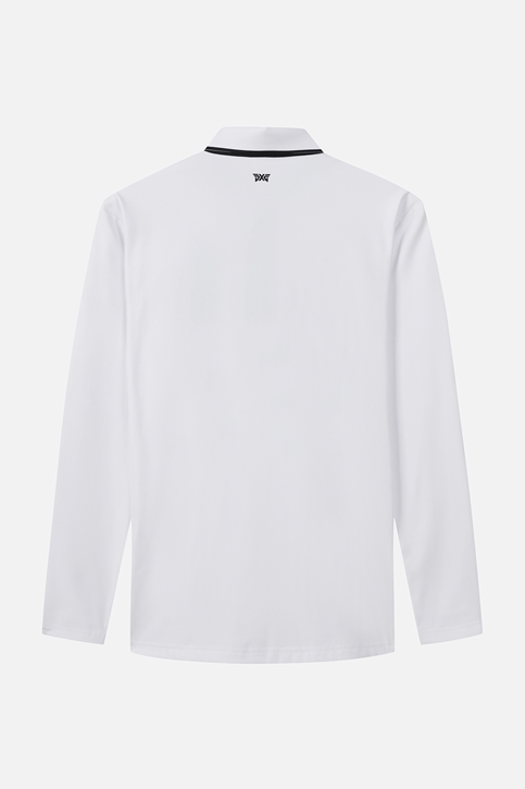 NECK ONE POINT COLLAR LONG SLEEVE T-SHIRTS