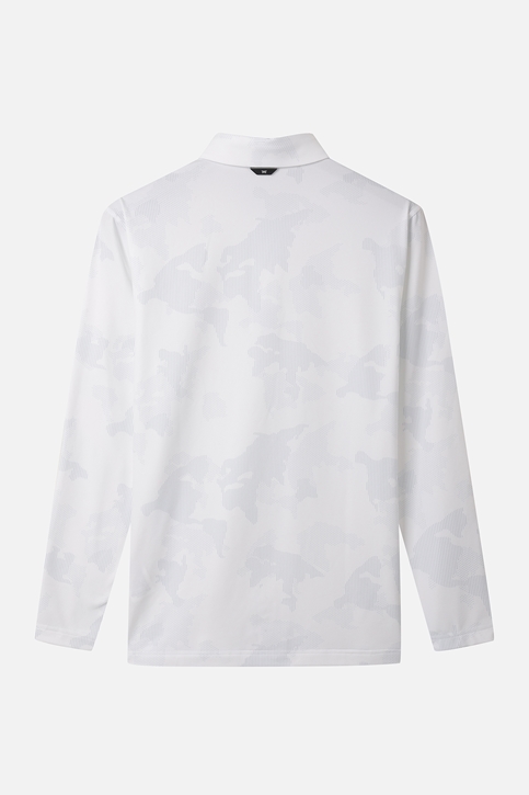 PATTERN COLLAR LONG-SLEEVE