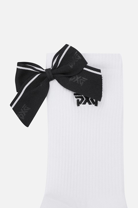 WOMENS RIBBON POINT HIGH SOCKS