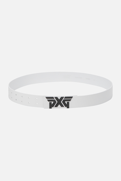 BLACK BUCKLE LOGO BELT_MEN