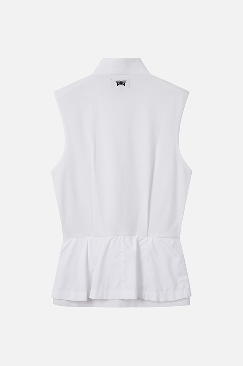 WOMENS HYBRID FULL ZIP-UP KNIT VEST