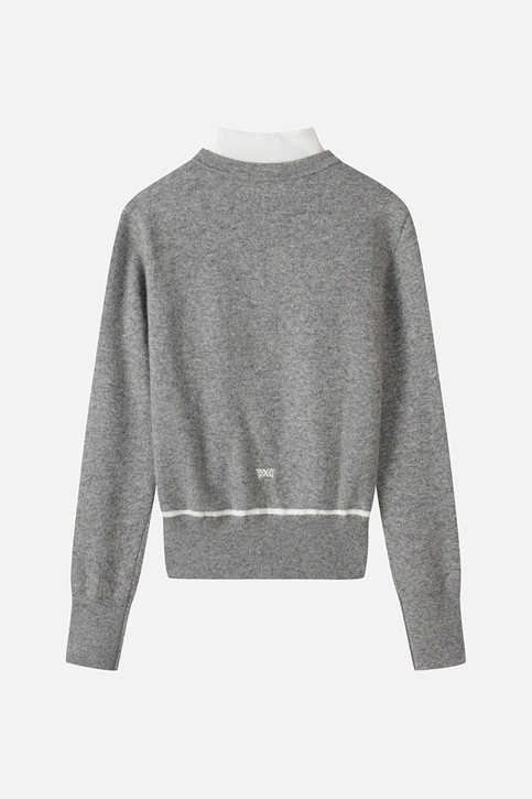 WOMEN WINTER WINDPROOF COLOR POINT SWEATER