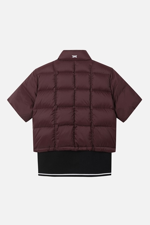 WOMEN WINTER CROPPED DOWN VEST