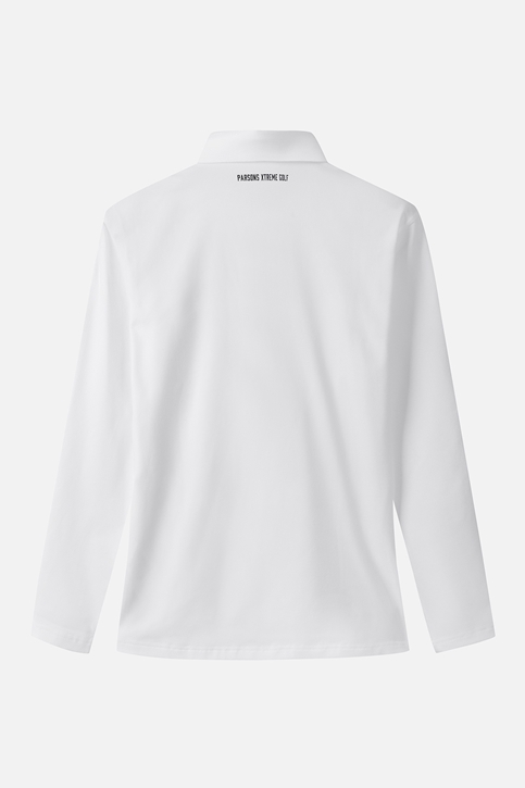 MEN ESSENTITAL BRUSHED COLLAR LONG SLEEVE
