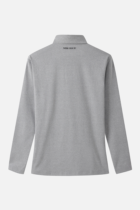 MEN ESHORT SLEEVEENTITAL BRUSHED COLLAR LONG SLEEVE