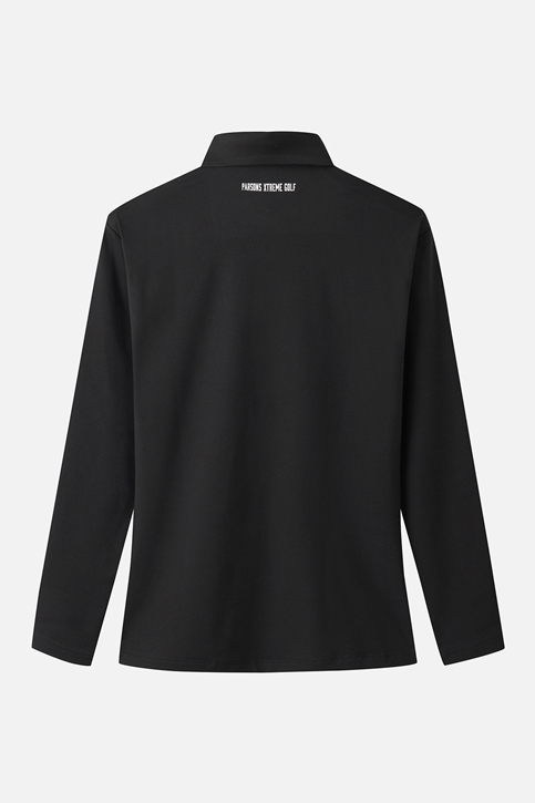 MEN ESSENTITAL BRUSHED COLLAR LONG SLEEVE