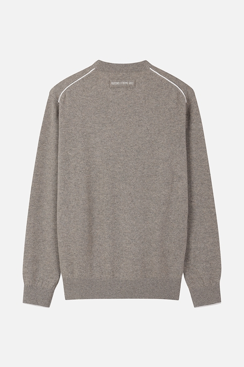 MEN CASHMERE ROUND NECK SWEATER