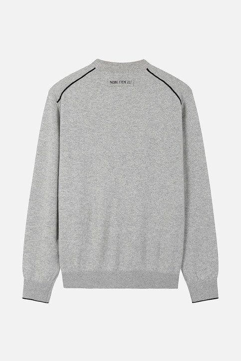 MEN CASHMERE ROUND NECK SWEATER