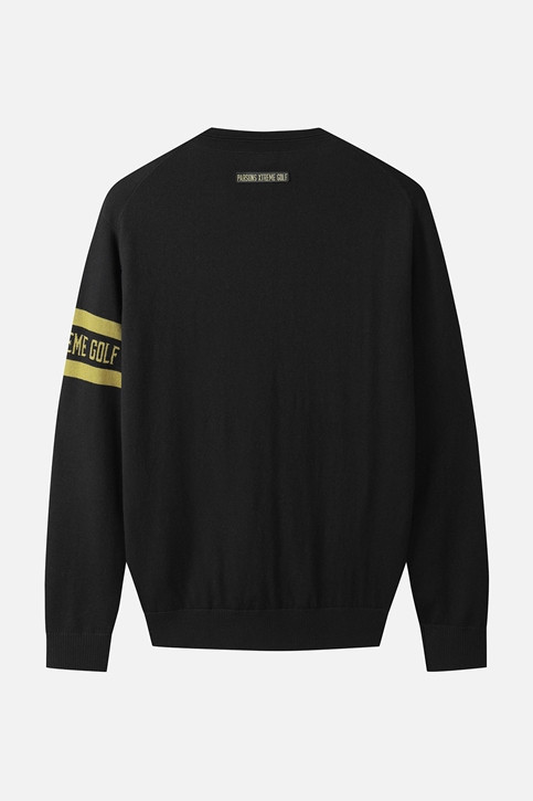 MEN RECON WINDPROOF ROUND NECK SWEATER PKFCM411021 BLACK
