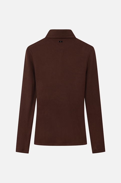 WOMEN TEXTURED LONG SLEEVE