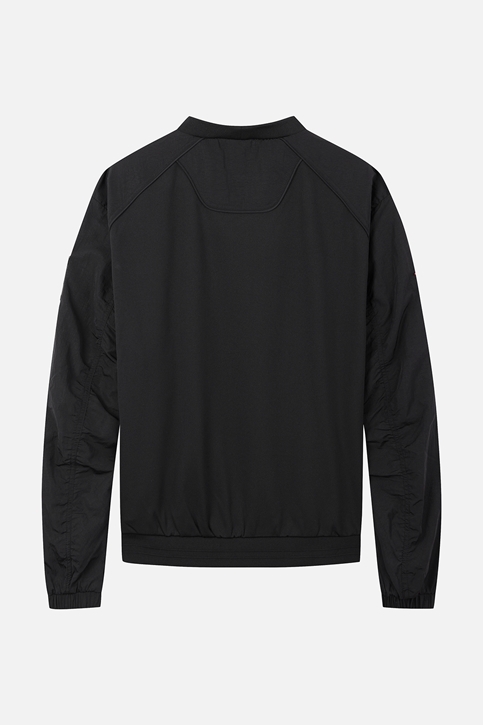 MEN GENO WOVEN HYBRID ROUND LONG SLEEVE