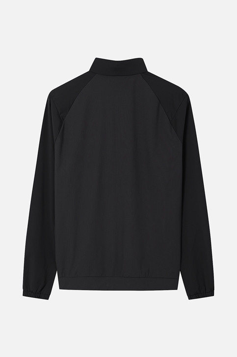 MEN WOVEN COLLAR LONG SLEEVE