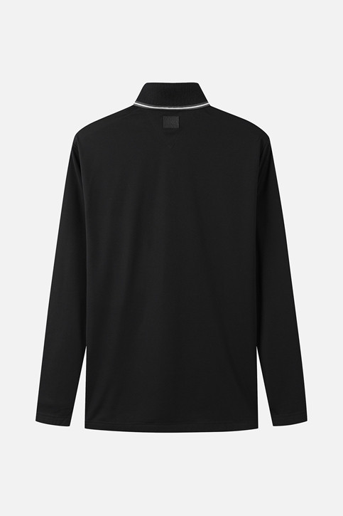 MEN KNITTED NECK COLLAR LONG SLEEVE