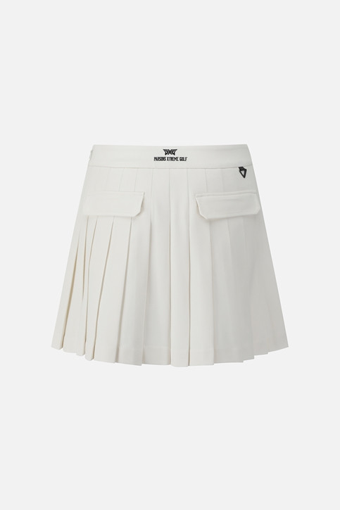 WOMEN WRAP SKIRT PKFPW560801 WHITE 상품 이미지 2