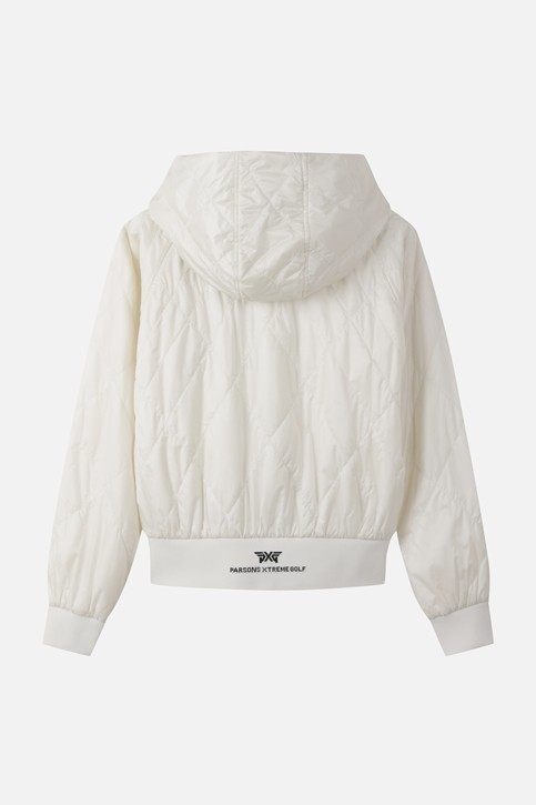WOMEN 2 IN 1 RE-WOOL PADDED JACKET PKFPW630701 WHITE 상품 이미지 2