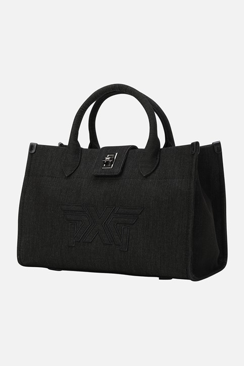 WOMEN TURN-LOCK SQUARE BAG PKFPW840921 BLACK 상품 이미지 2
